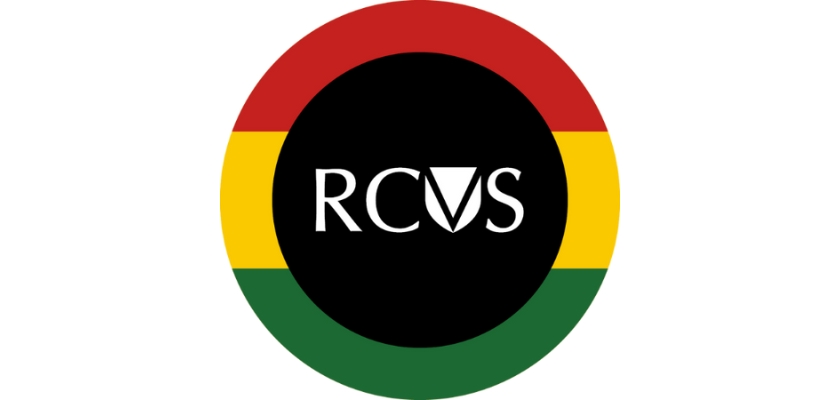 RCVS logo in Black History Month colours