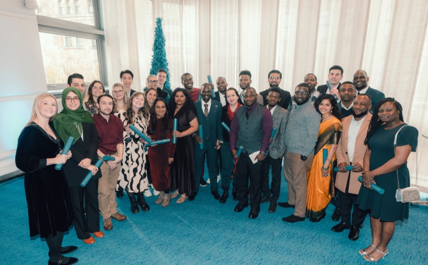 Group photo of the successful Stat Exam candidates at their Stat Exam ceremony