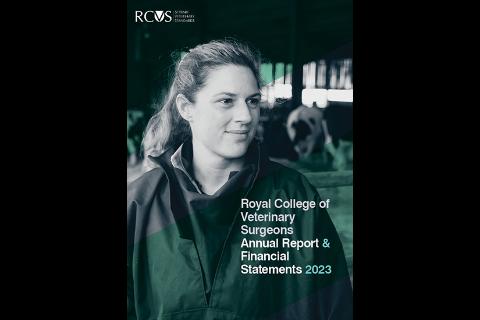 Front cover of RCVS Annual Report and Financial Statements 2023