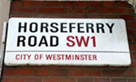 Horseferry Road street sign 
