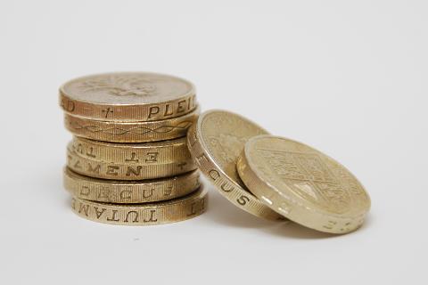 Picture of a pile of coins