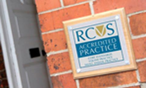 RCVS-Accredited Practice plaque