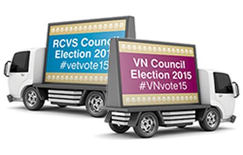 Elections ad vans