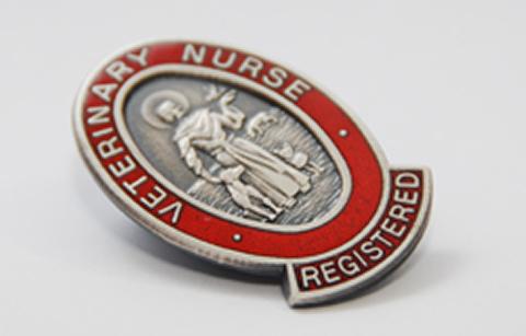 Registered veterinary nurse badge