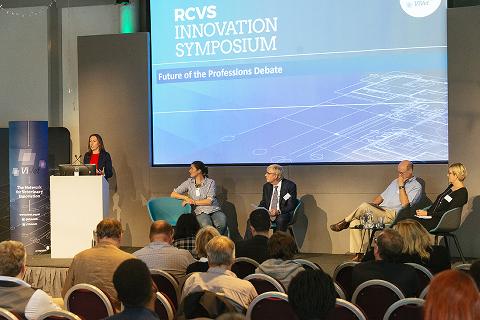 A panel discussion at the RCVS ViVet Symposium 2019