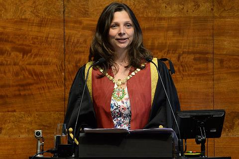 New RCVS President Amanda Boag at Royal College Day 2018
