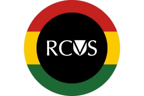 RCVS logo in Black History Month colours