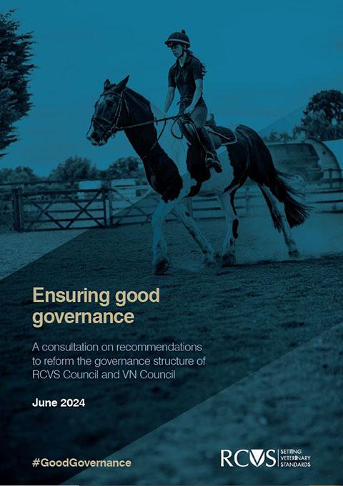 Front cover of governance reform consultation document