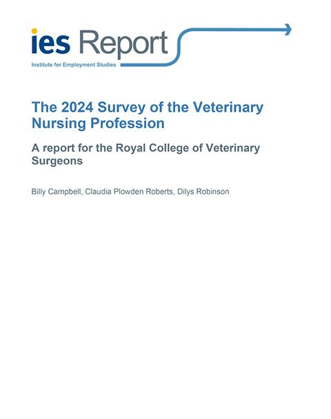 The 2024 Survey of the Veterinary Nursing Profession report 