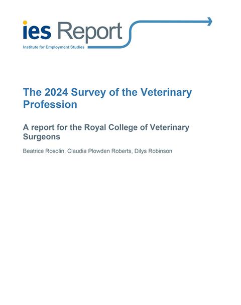 The 2024 Survey of the Veterinary Profession report 